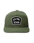 Six One Seven Snapback (Military Green)