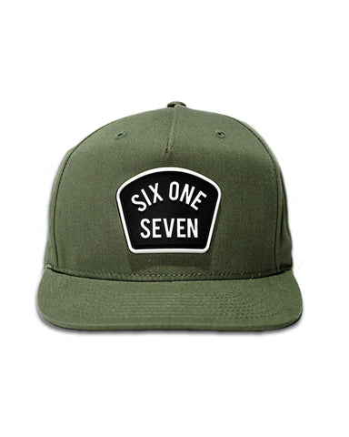 Six One Seven Snapback (Military Green)