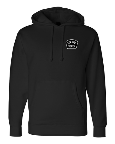 Six One Seven Patch Hoodie (Black)