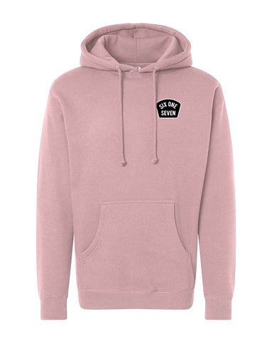 Six One Seven Patch Hoodie (Dusty Rose)