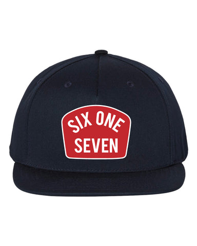 Six One Seven Snapback (Navy/Red)