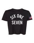 Six One Seven (Crop Top - Black)