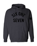 Six One Seven Hoodie (Charcoal/Black)