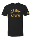Six One Seven (Gold On Black)