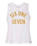 Six One Seven (White/Gold Crop)