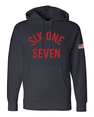 Six One Seven (Red/Navy)
