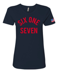 Six one Seven (Navy/Red)