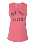 Six One Seven (Salmon Muscle Tank)